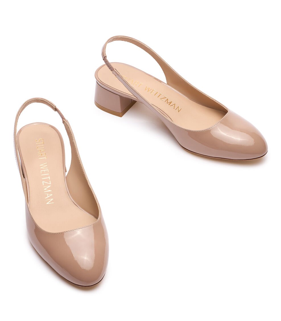 Stuart Weitzman VIVIENNE 35 SLINGBACK en GAMUZA de Mujer | Stuart Weitzman® Liquidación