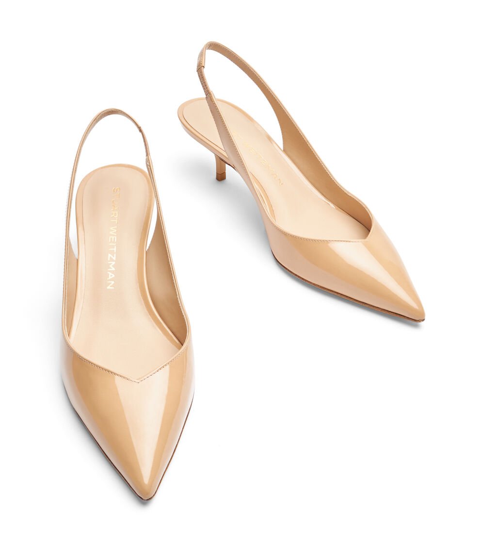 Stuart Weitzman EVA 50 SLINGBACK en ADOBE de Mujer | Stuart Weitzman® Precios de Black Friday