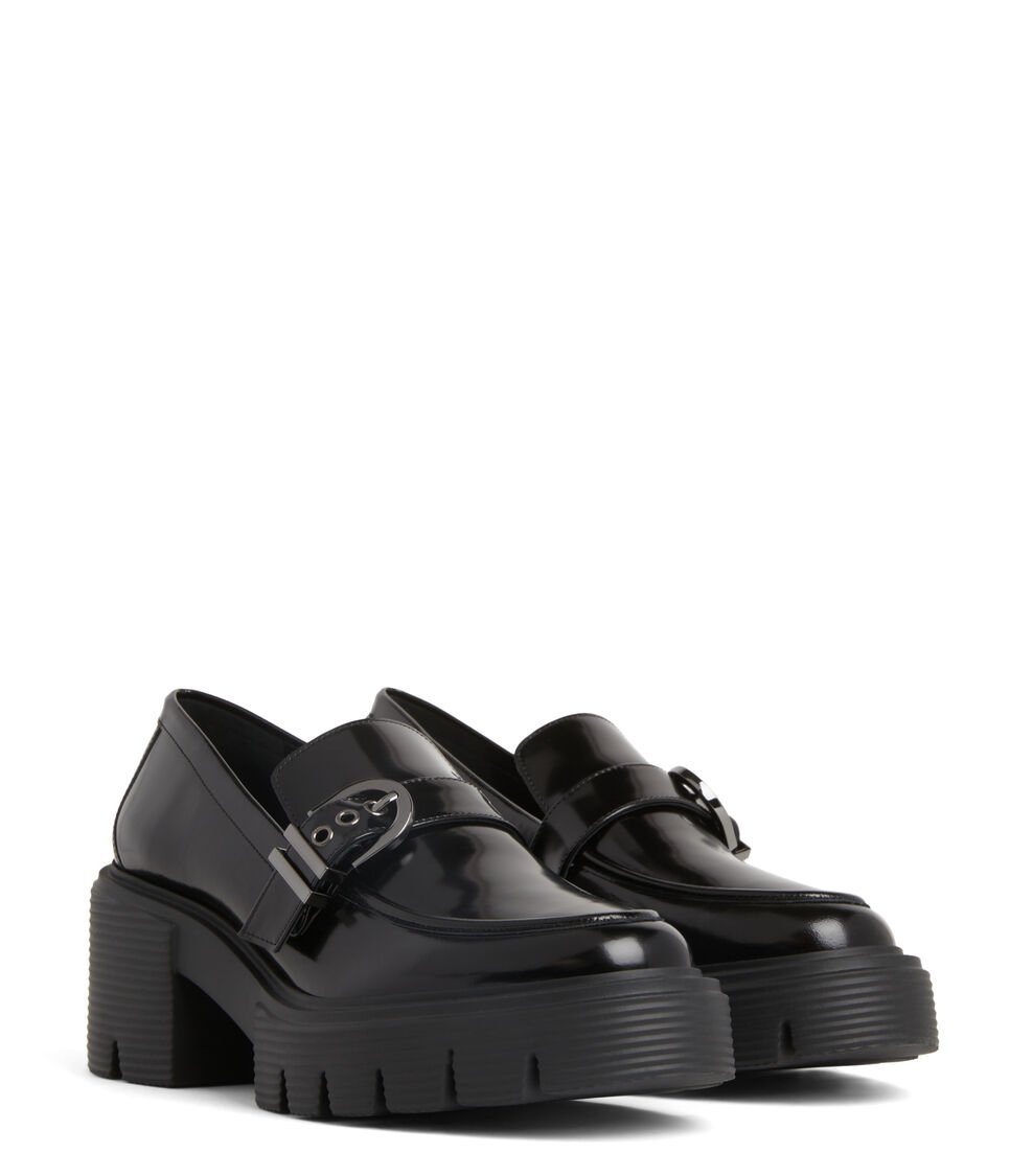 Stuart Weitzman MAVERICK SOHO LOAFER en NEGRO de Mujer | Stuart Weitzman® En oferta