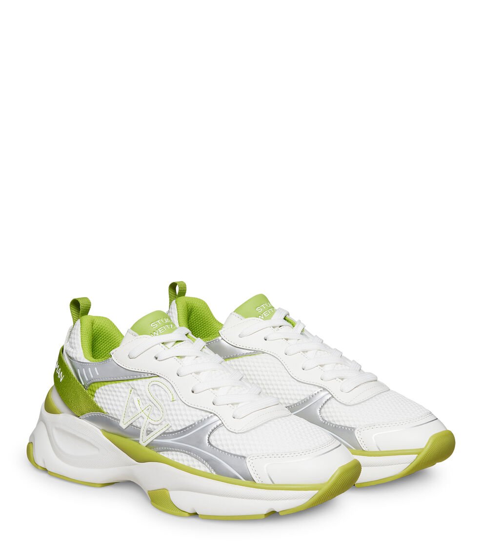 Stuart Weitzman SW TRAINER en BLANCO de Mujer | Stuart Weitzman® Oferta exclusiva