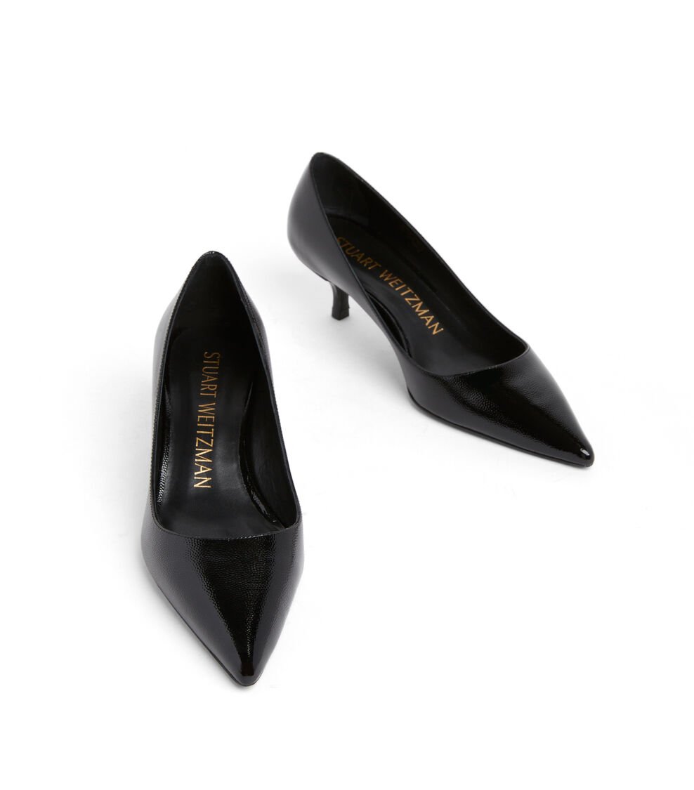 Stuart Weitzman STUART KITTEN PUMP en NEGRO de Mujer | Stuart Weitzman® Ofertas de temporada