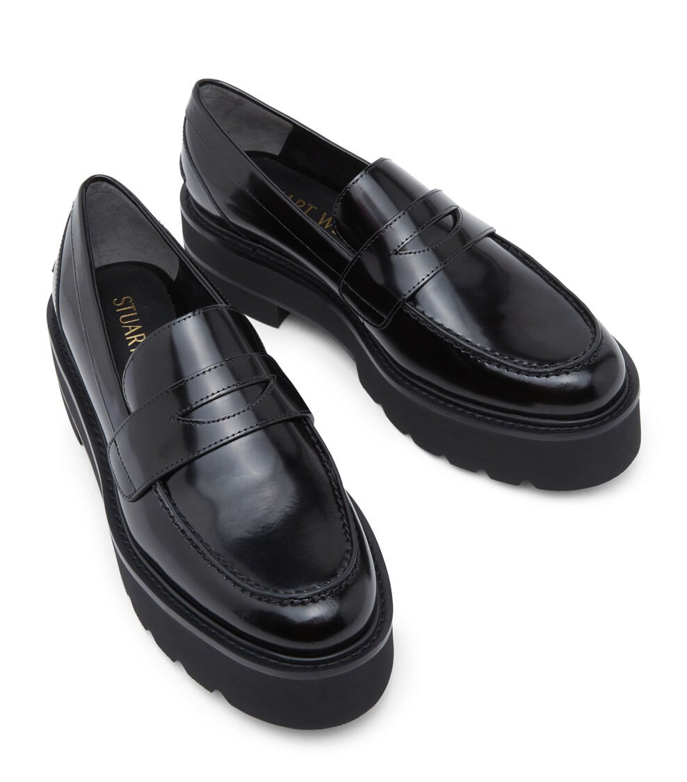 Stuart Weitzman ULTRALIFT LOAFER en NEGRO de Mujer | Stuart Weitzman® Ofertas especiales