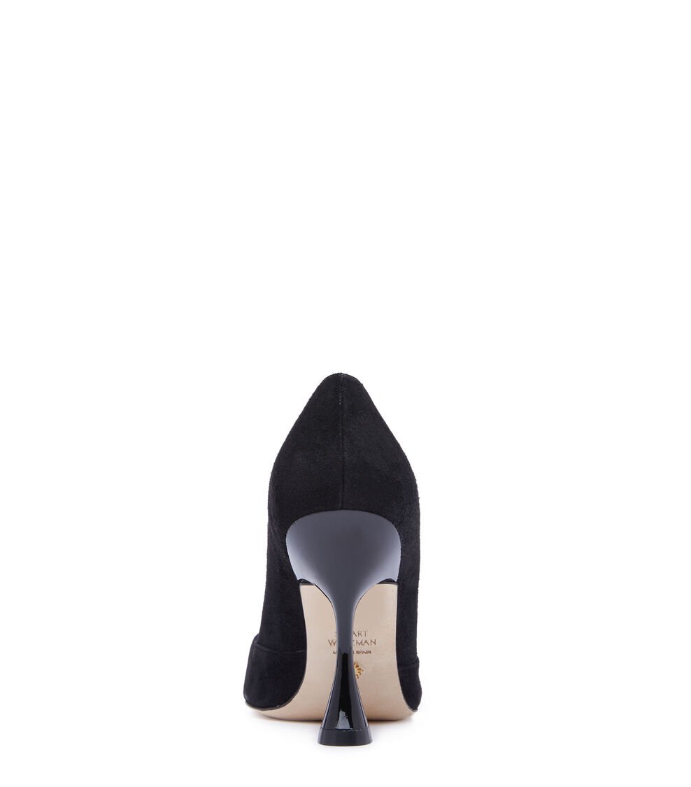 Stuart Weitzman XCURVE 100 PUMP en NEGRO de Mujer | Stuart Weitzman® Precio ultrabajo