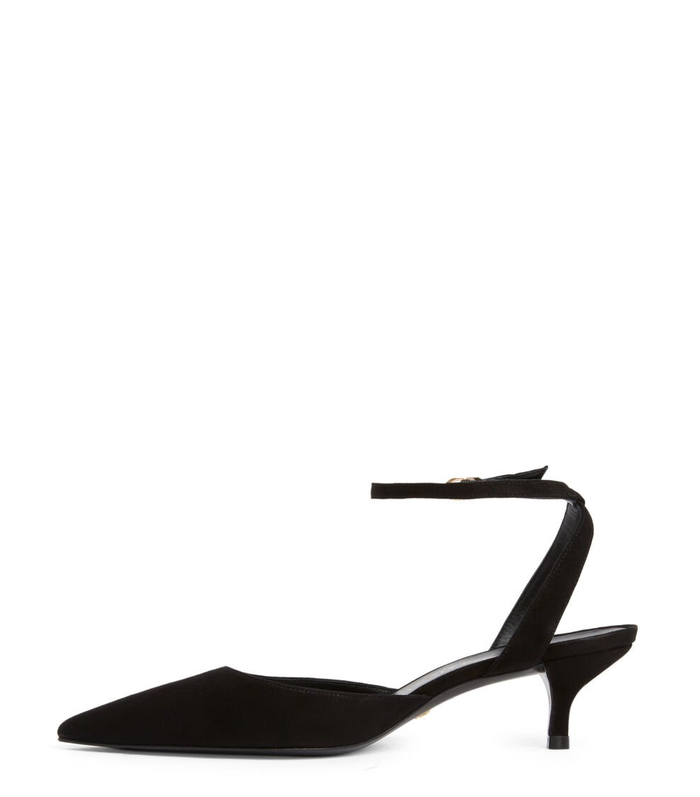 Stuart Weitzman BARELYTHERE 50 PUMP en NEGRO de Mujer | Stuart Weitzman® Devoluciones gratuitas