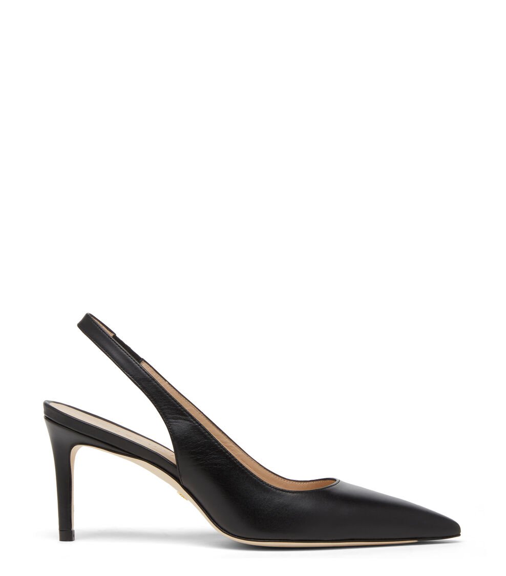 Stuart Weitzman STUART 75 SLINGBACK PUMP en NEGRO de Mujer | Stuart Weitzman® 2025