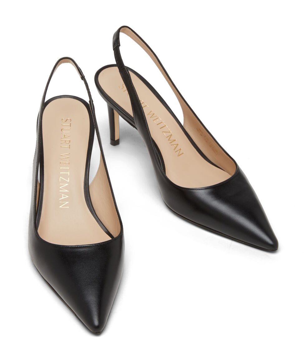 Stuart Weitzman STUART 75 SLINGBACK PUMP en NEGRO de Mujer | Stuart Weitzman® 2025