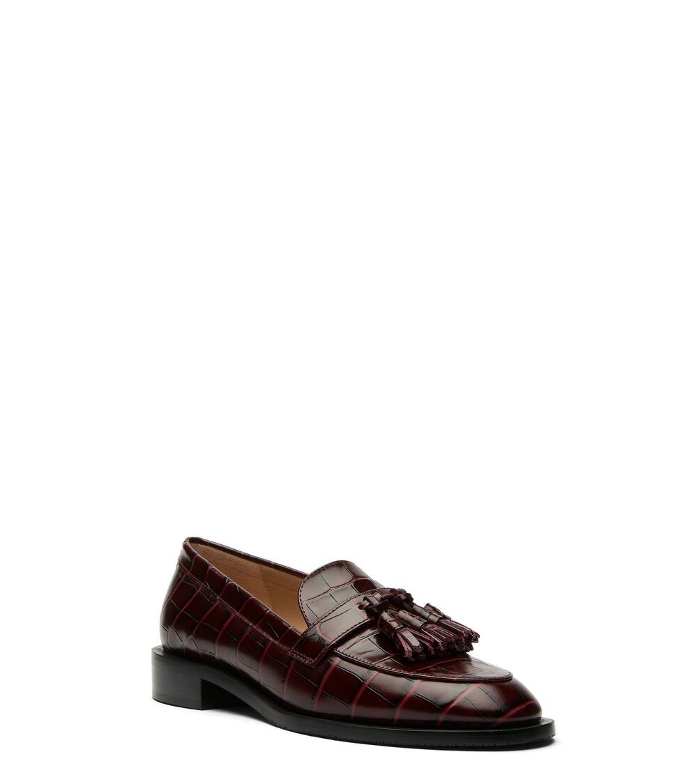 Stuart Weitzman SUTTON LOAFER en CIRUELA de Mujer | Stuart Weitzman® En línea