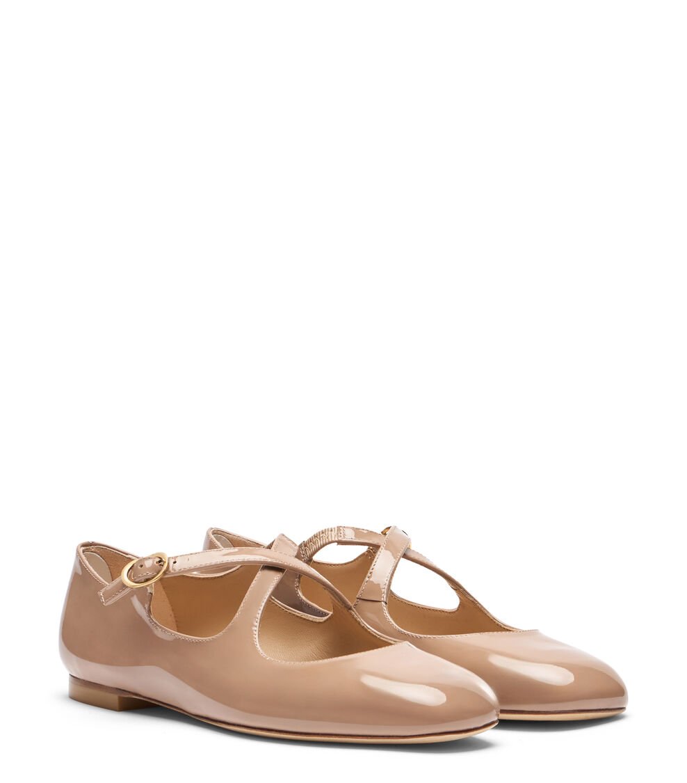 Stuart Weitzman CLEM FLAT en FAWN de Mujer | Stuart Weitzman® Outlet online