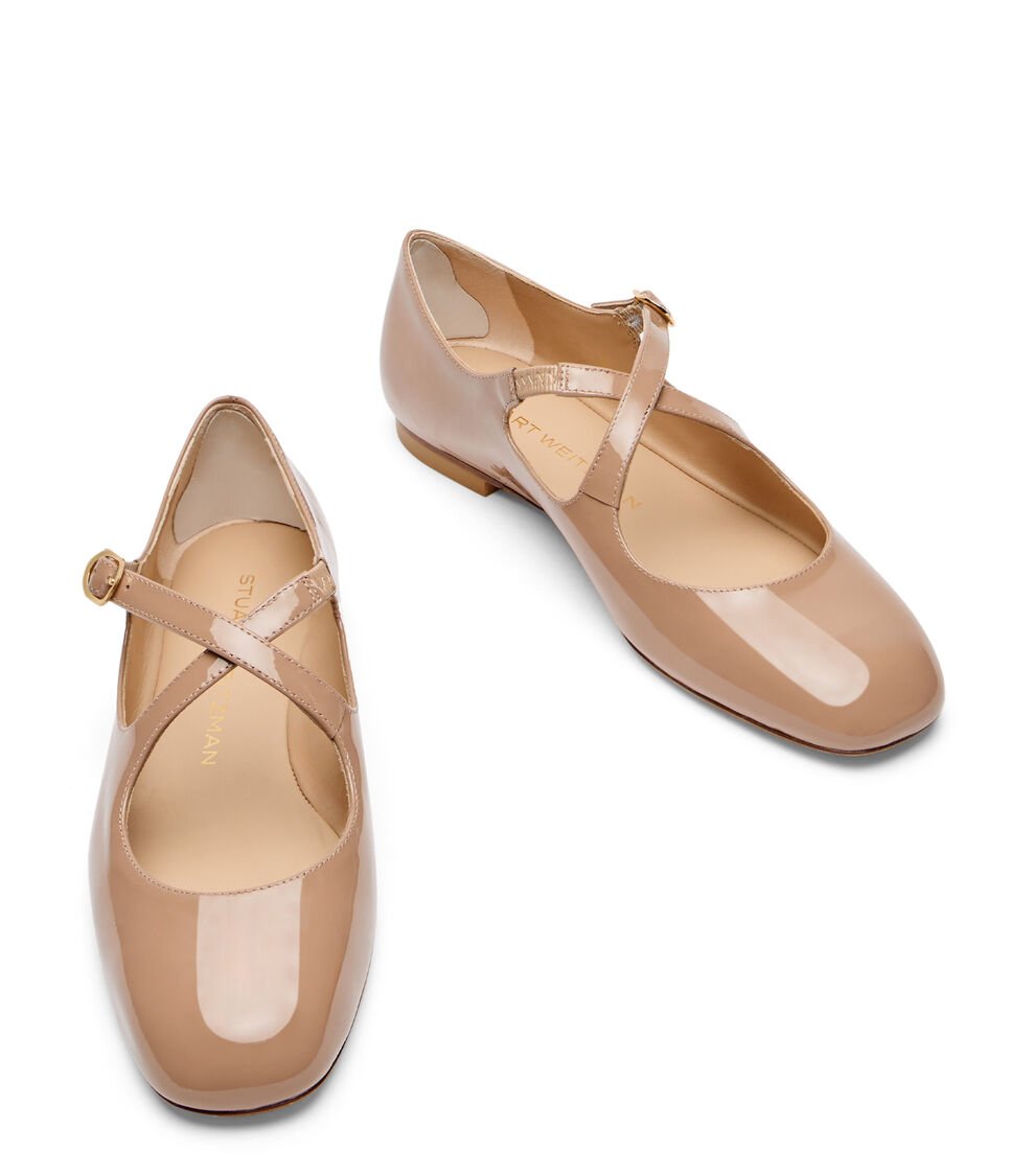 Stuart Weitzman CLEM FLAT en FAWN de Mujer | Stuart Weitzman® Outlet online