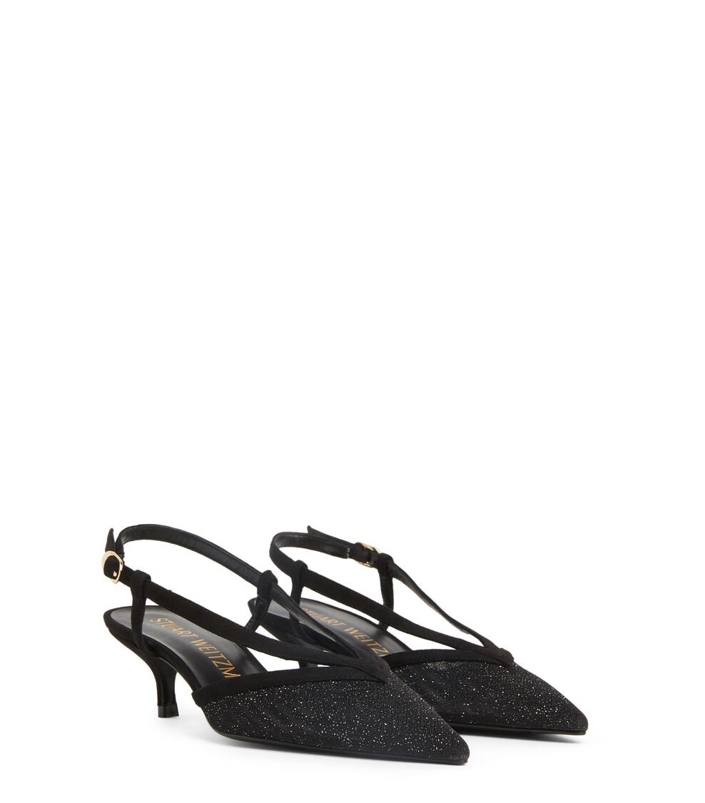 Stuart Weitzman NOCHE 50 SLINGBACK en NEGRO de Mujer | Stuart Weitzman® Rebajas