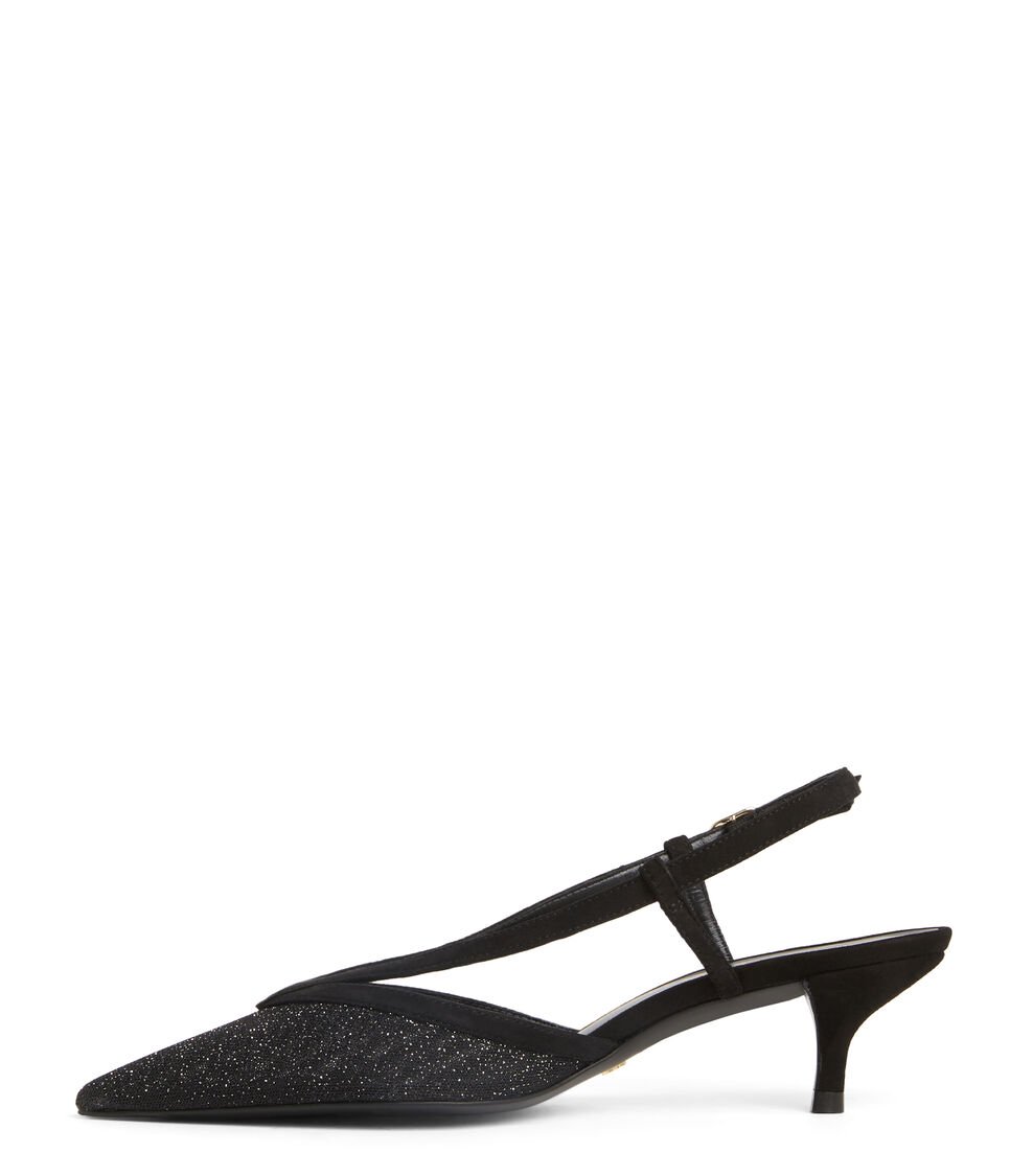 Stuart Weitzman NOCHE 50 SLINGBACK en NEGRO de Mujer | Stuart Weitzman® Rebajas
