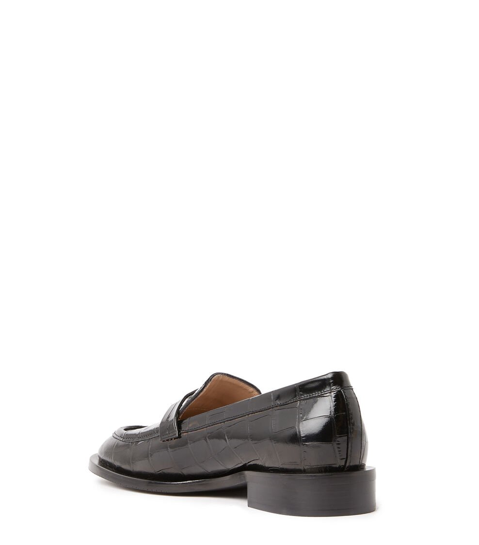 Stuart Weitzman PALMER SLEEK LOAFER en NEGRO de Mujer | Stuart Weitzman® Gran oferta