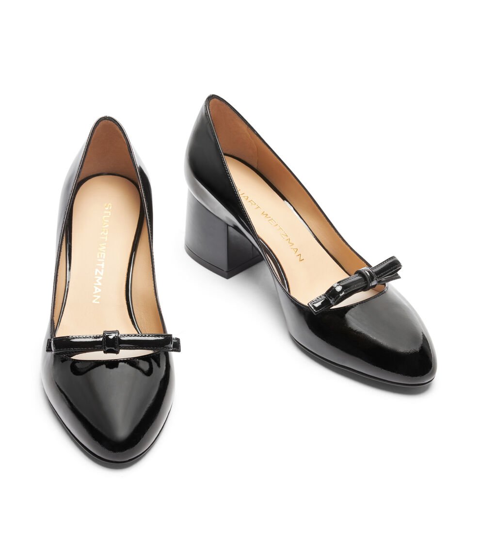 Stuart Weitzman FELICITY BLOCK PUMP 60 en NEGRO de Mujer | Stuart Weitzman® Los más vendidos
