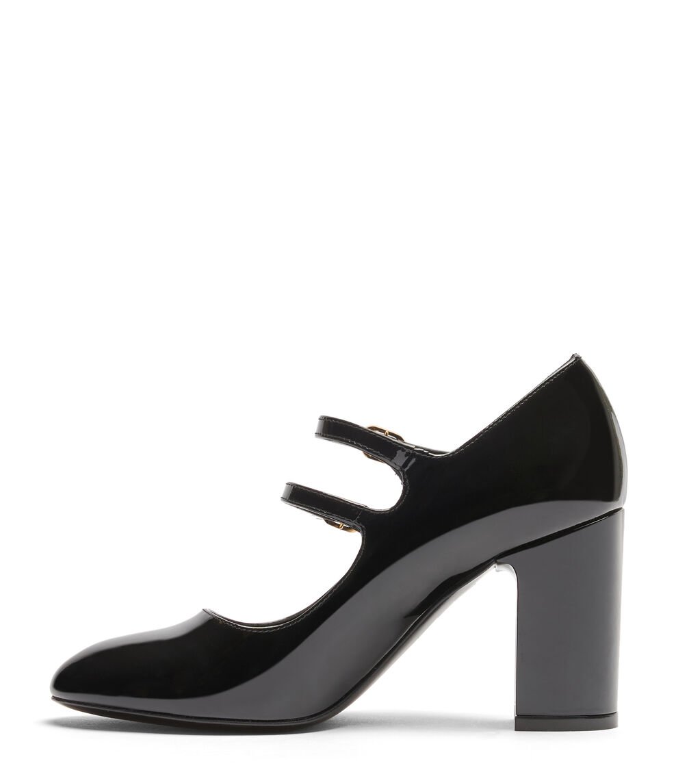 Stuart Weitzman POSH 85 MARY JANE en NEGRO de Mujer | Stuart Weitzman® Tienda