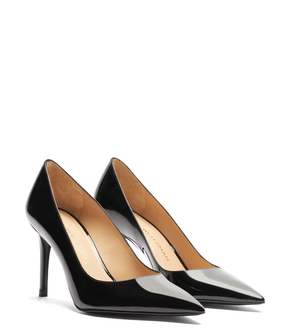 Stuart Weitzman STUART POWER 85 PUMP en NEGRO de Mujer | Stuart Weitzman® Envío gratis