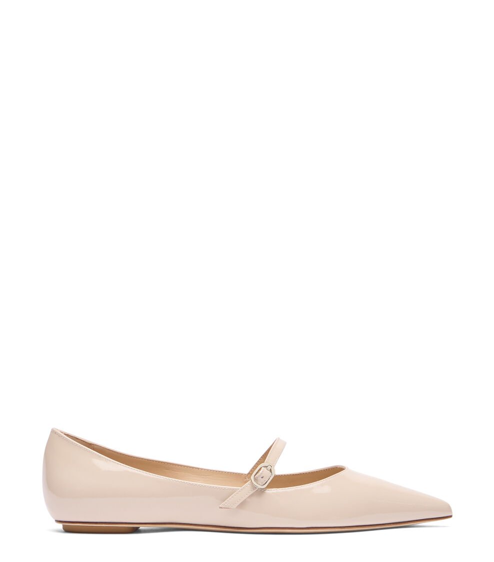 Stuart Weitzman EMILIA MARY JANE FLAT en GLAZE de Mujer | Stuart Weitzman® Oferta especial