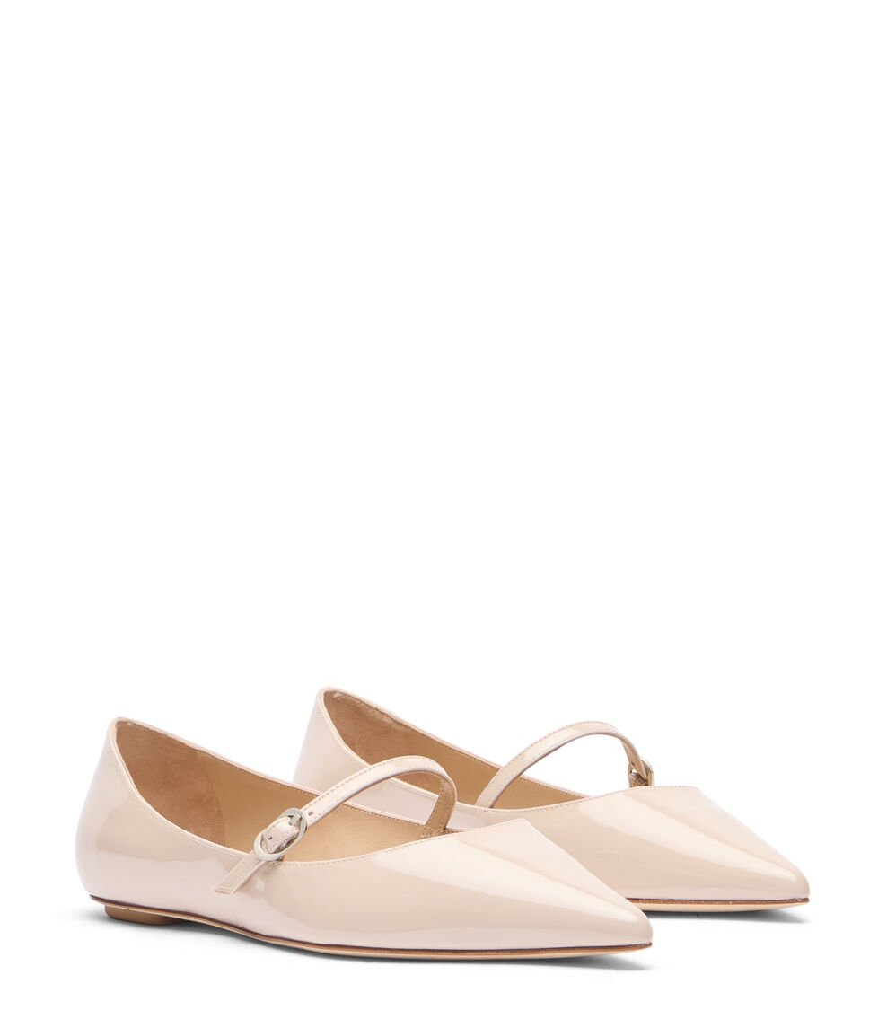 Stuart Weitzman EMILIA MARY JANE FLAT en GLAZE de Mujer | Stuart Weitzman® Oferta especial