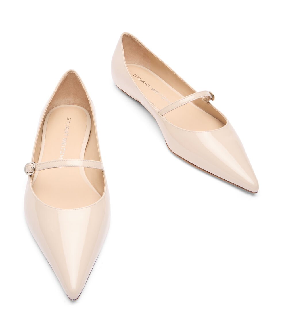 Stuart Weitzman EMILIA MARY JANE FLAT en GLAZE de Mujer | Stuart Weitzman® Oferta especial