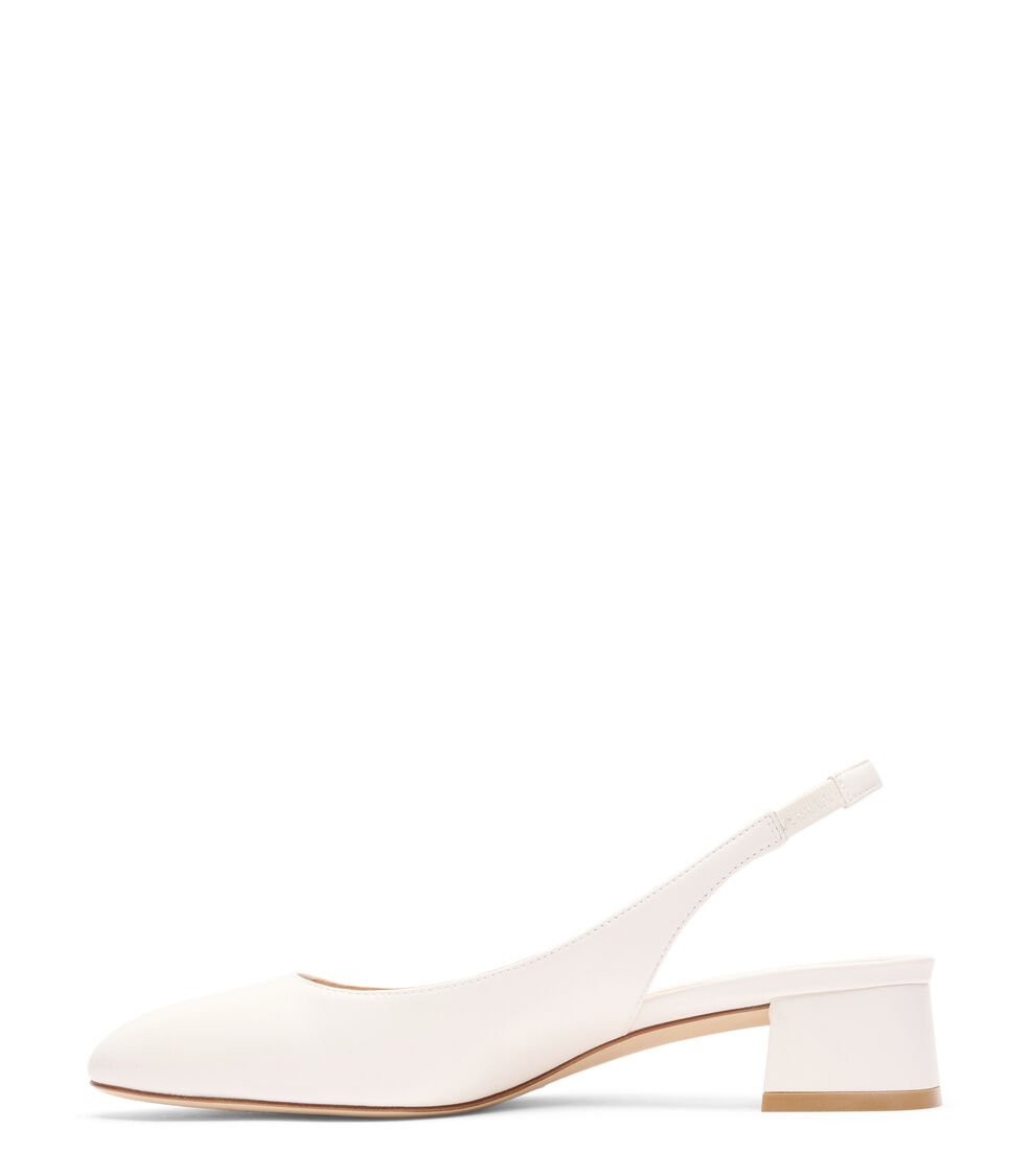 Stuart Weitzman VIVIENNE 35 SLINGBACK en CREMA de Mujer | Stuart Weitzman® COMPRAR AHORA