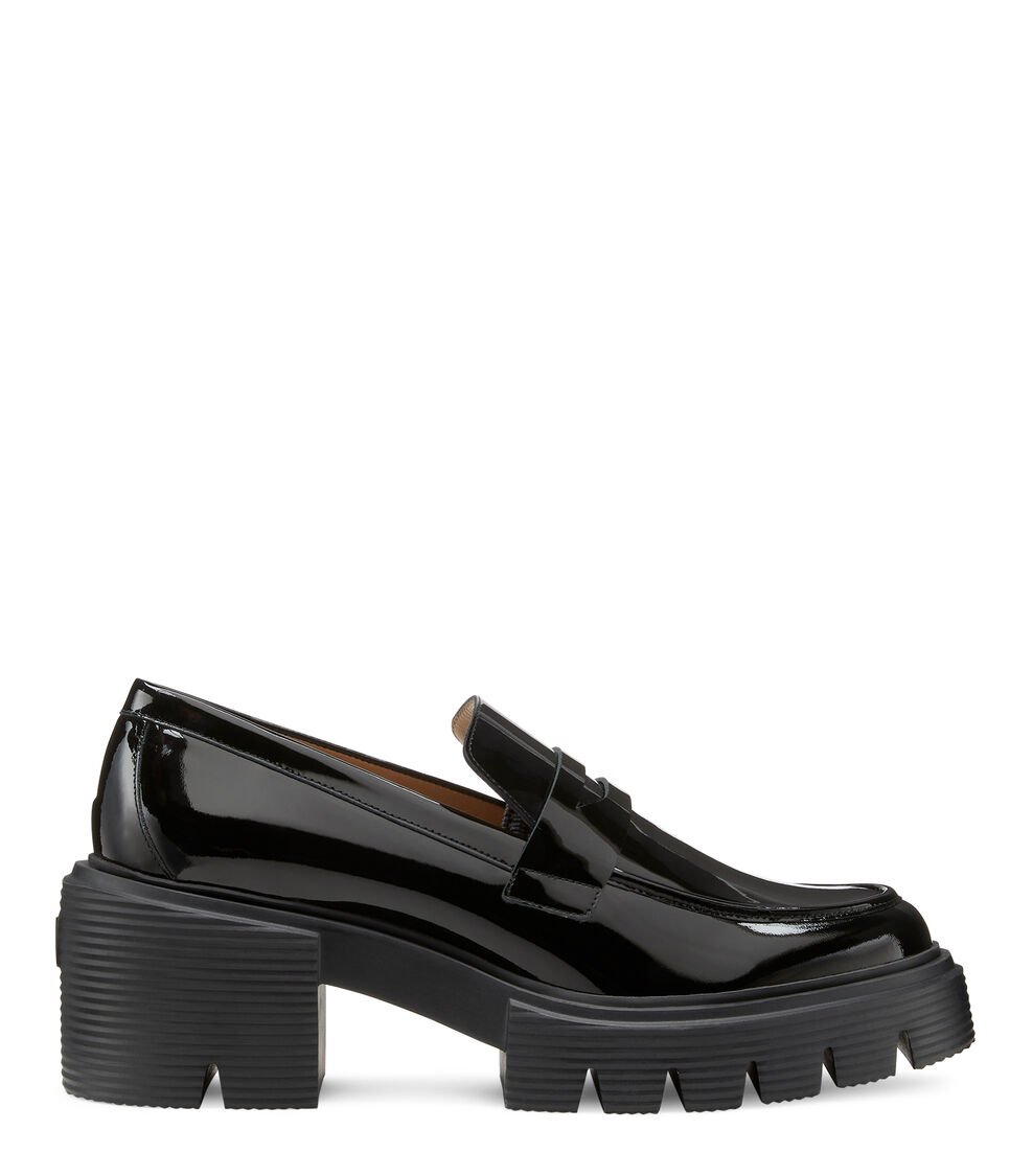 Stuart Weitzman SOHO LOAFER en NEGRO de Mujer | Stuart Weitzman® Solo queda un día