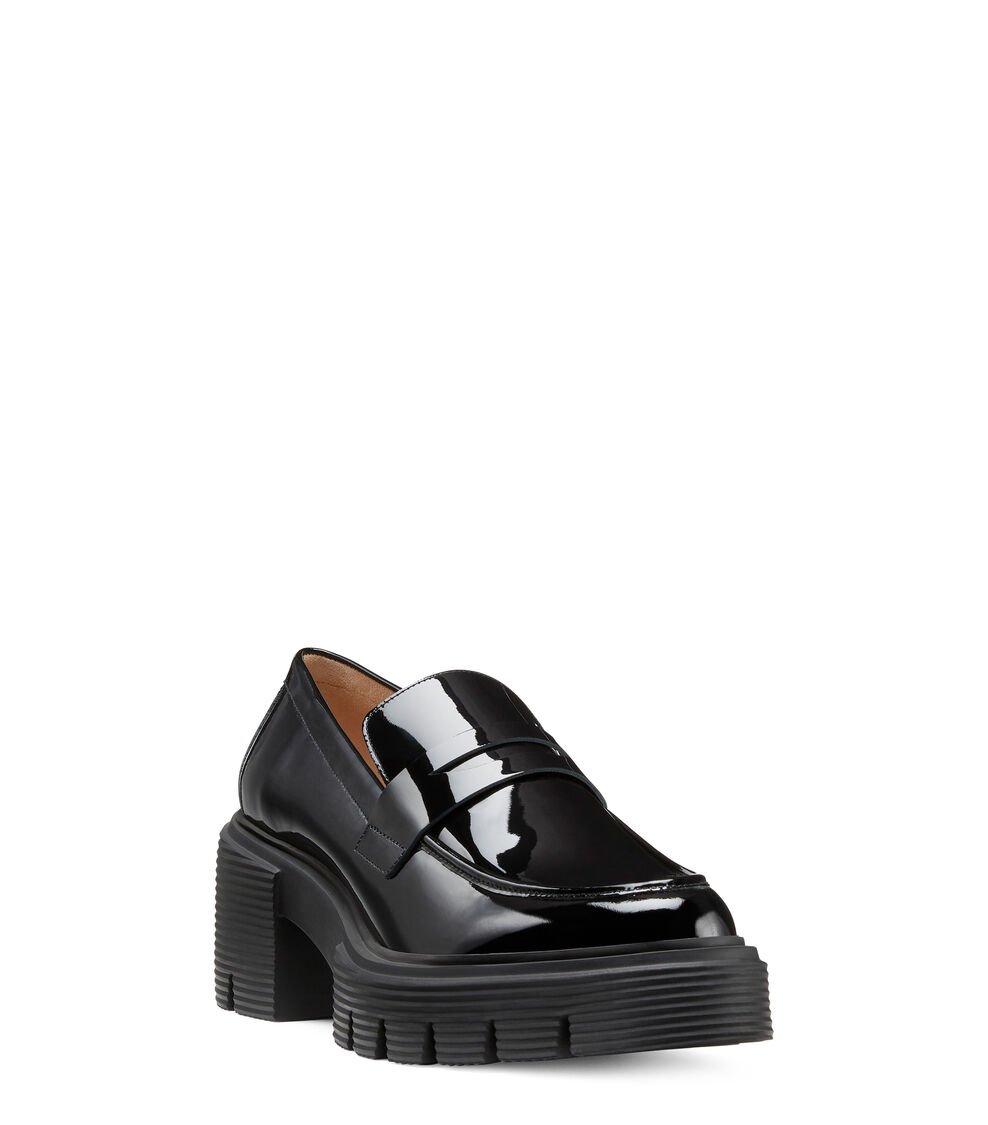 Stuart Weitzman SOHO LOAFER en NEGRO de Mujer | Stuart Weitzman® Solo queda un día