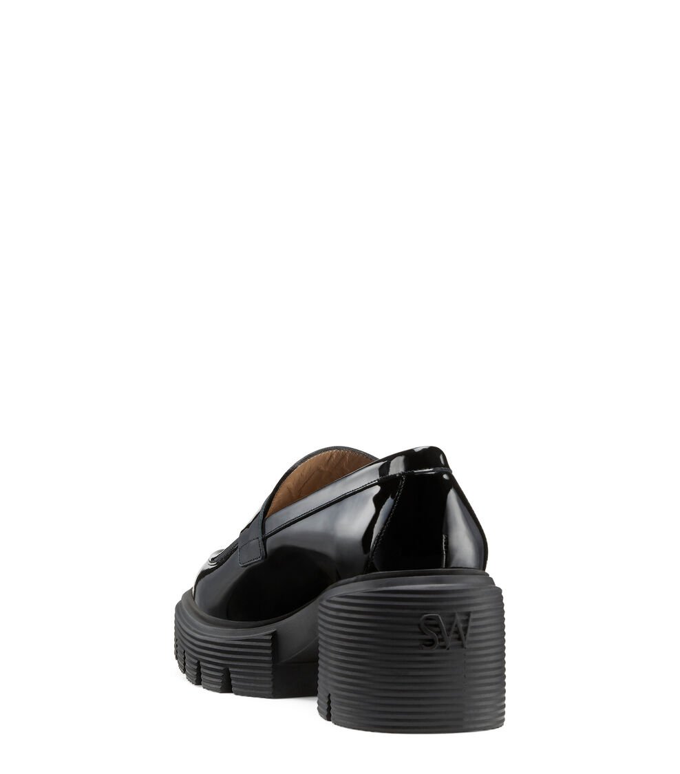 Stuart Weitzman SOHO LOAFER en NEGRO de Mujer | Stuart Weitzman® Solo queda un día