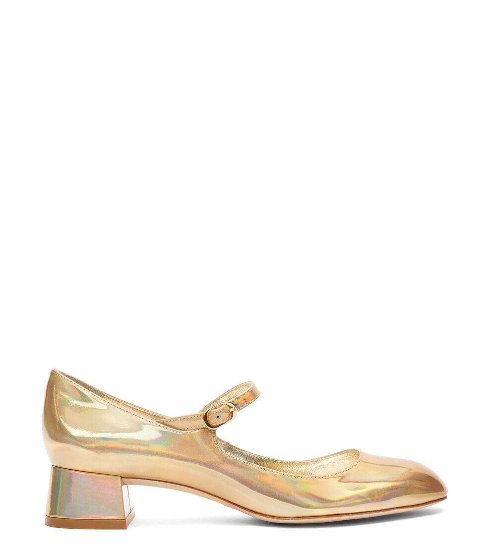Stuart Weitzman VIVIENNE 35 MARY JANE en PLATINO de Mujer | Stuart Weitzman® Tienda de fábrica