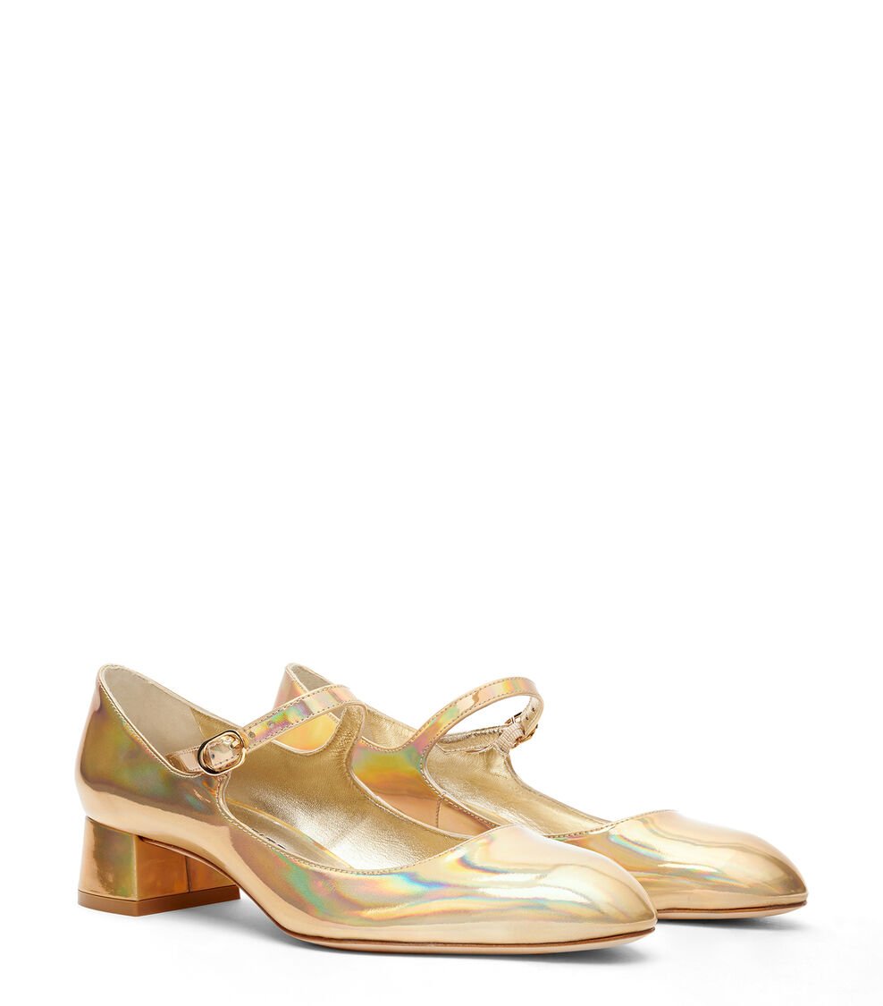 Stuart Weitzman VIVIENNE 35 MARY JANE en PLATINO de Mujer | Stuart Weitzman® Tienda de fábrica