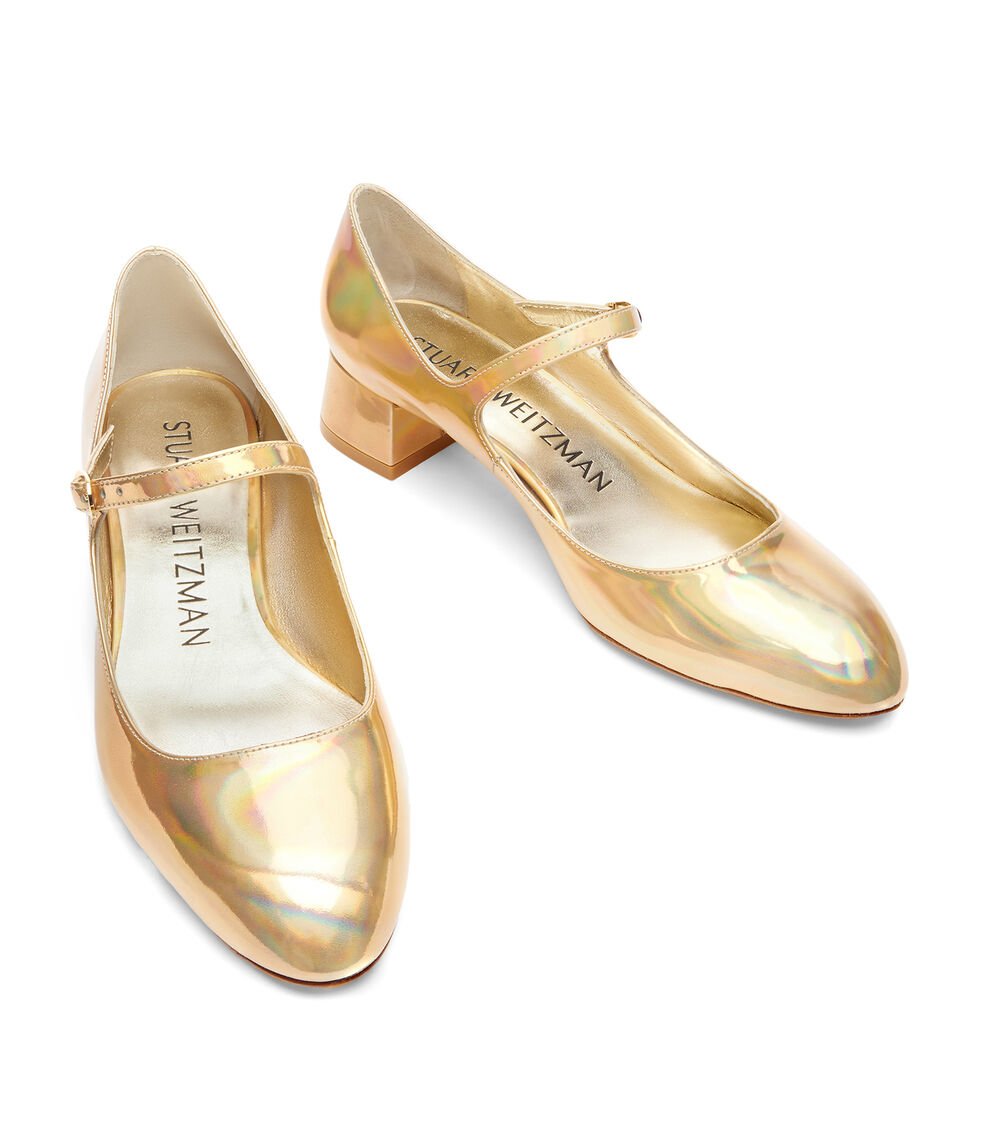 Stuart Weitzman VIVIENNE 35 MARY JANE en PLATINO de Mujer | Stuart Weitzman® Tienda de fábrica