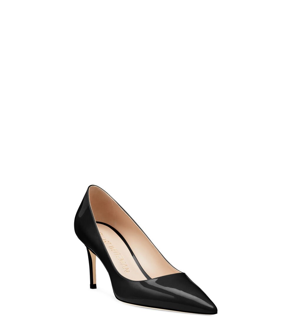 Stuart Weitzman STUART 75 PUMP en NEGRO de Mujer | Stuart Weitzman® Limitado a 3 días
