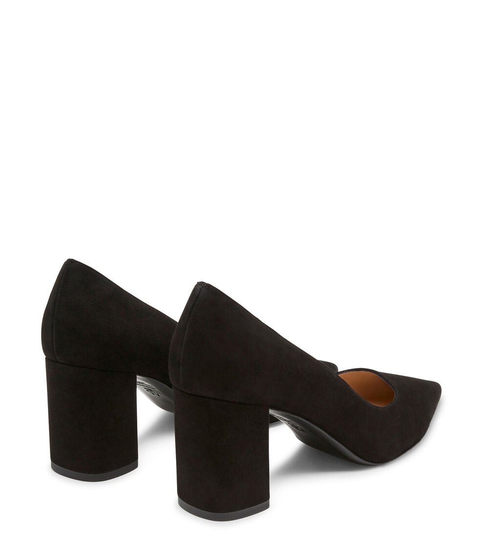 Stuart Weitzman STUART POWER 75 BLOCK PUMP en NEGRO de Mujer | Stuart Weitzman® Precios de Black Friday
