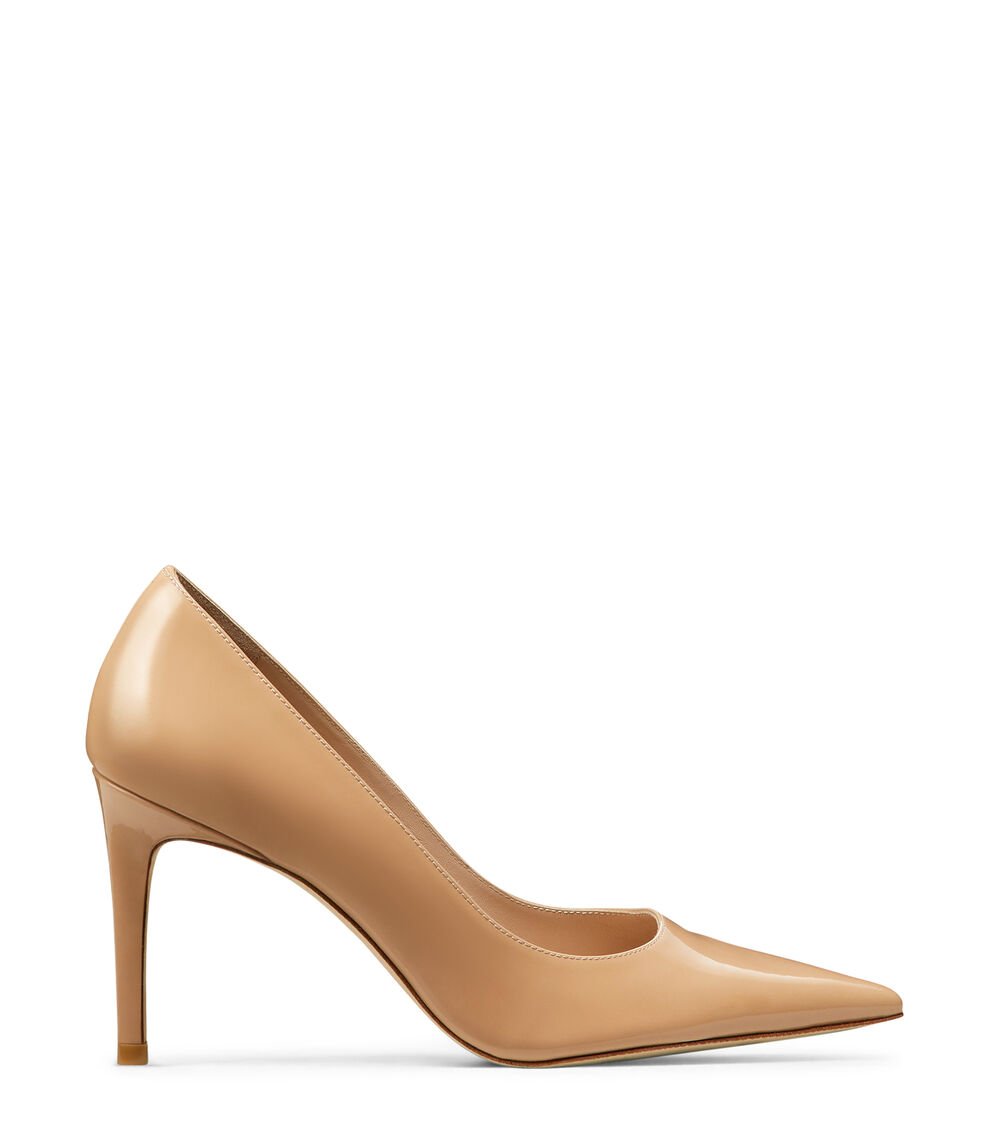 Stuart Weitzman STUART POWER 85 PUMP en ADOBE de Mujer | Stuart Weitzman® Libre de impuestos