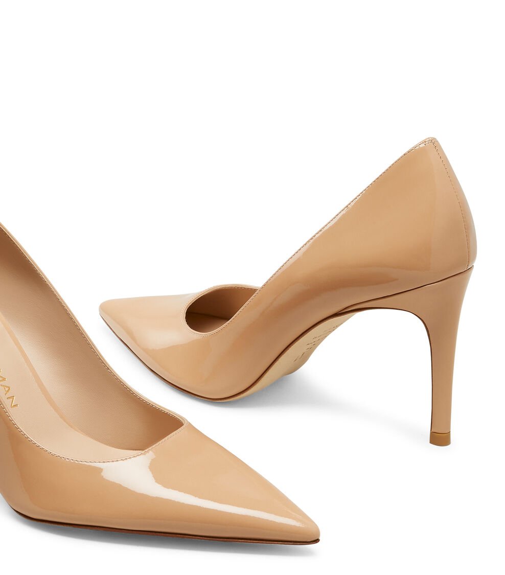 Stuart Weitzman STUART POWER 85 PUMP en ADOBE de Mujer | Stuart Weitzman® Libre de impuestos