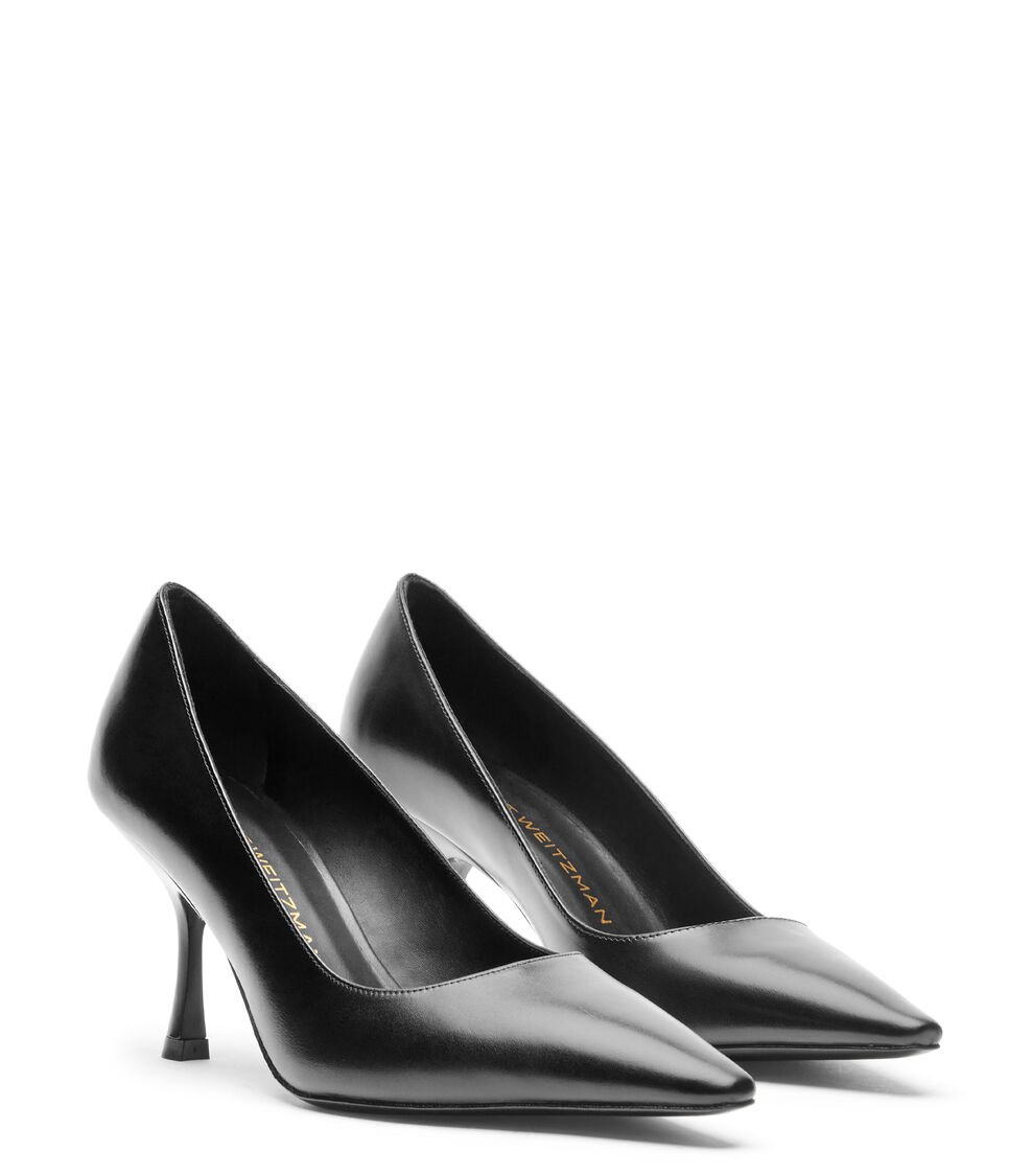 Stuart Weitzman NAOMI 75 PUMP en NEGRO de Mujer | Stuart Weitzman® Descuentos del mes