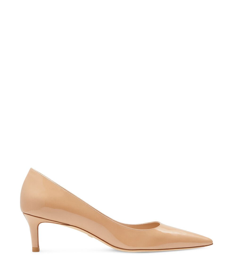 Stuart Weitzman STUART 50 PUMP en MARRÓN ADOBE de Mujer | Stuart Weitzman® Oferta exclusiva