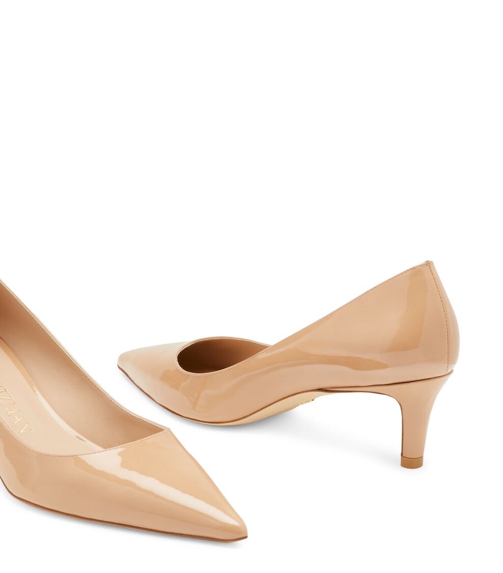 Stuart Weitzman STUART 50 PUMP en MARRÓN ADOBE de Mujer | Stuart Weitzman® Oferta exclusiva