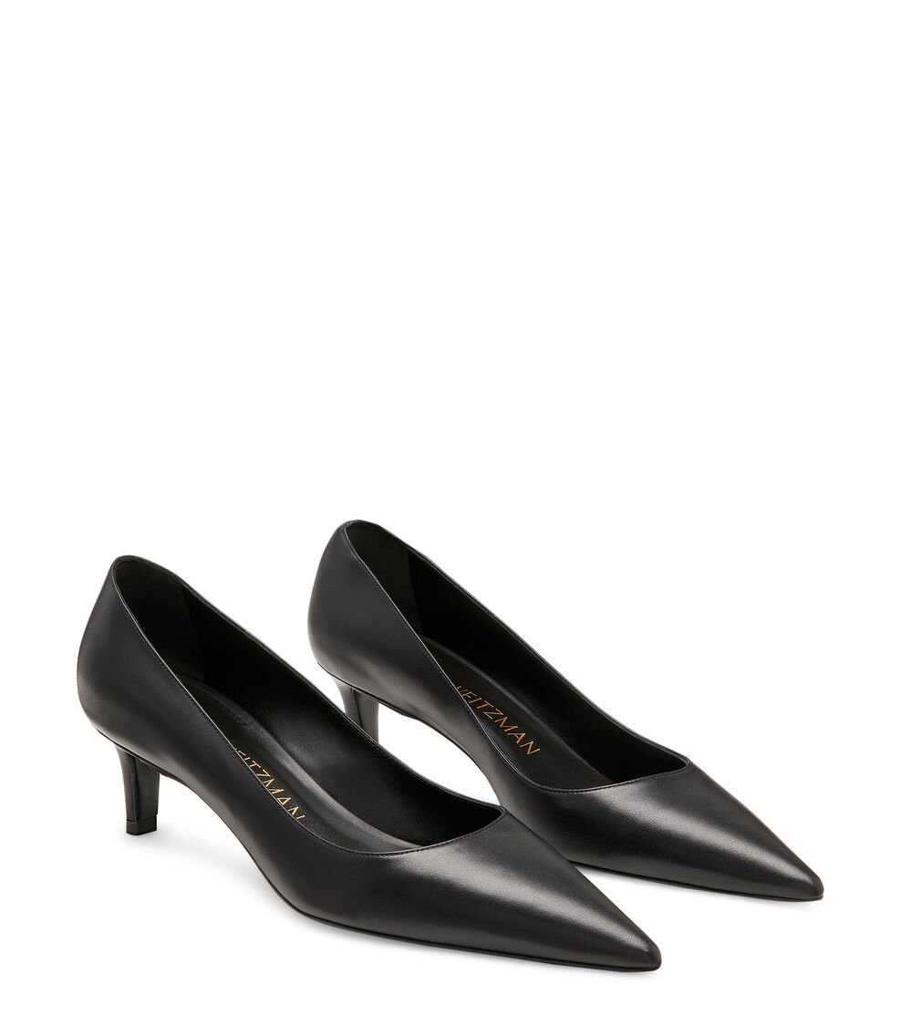 Stuart Weitzman STUART 50 PUMP en NEGRO de Mujer | Stuart Weitzman® Descuento por venta flash