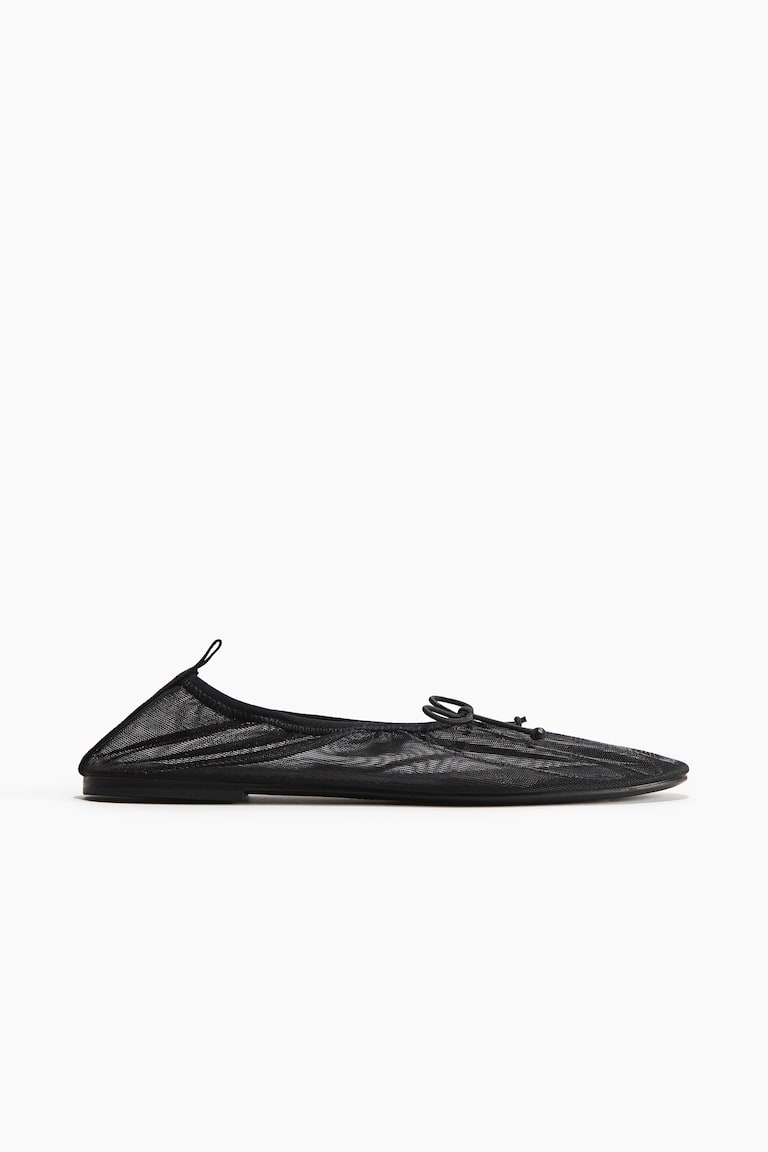 H&M Bailarinas de malla - Negro - MUJER Ofertas de temporada