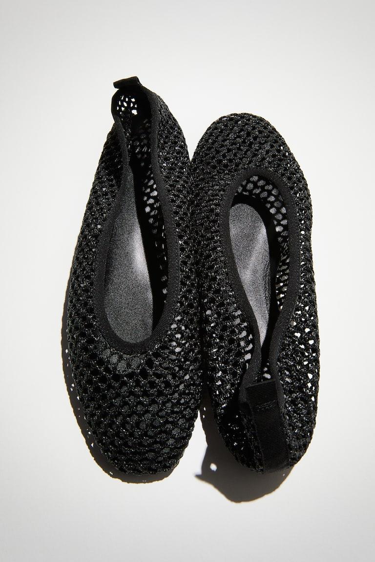 H&M Bailarinas trenzadas - Negro - MUJER Ventas relámpago