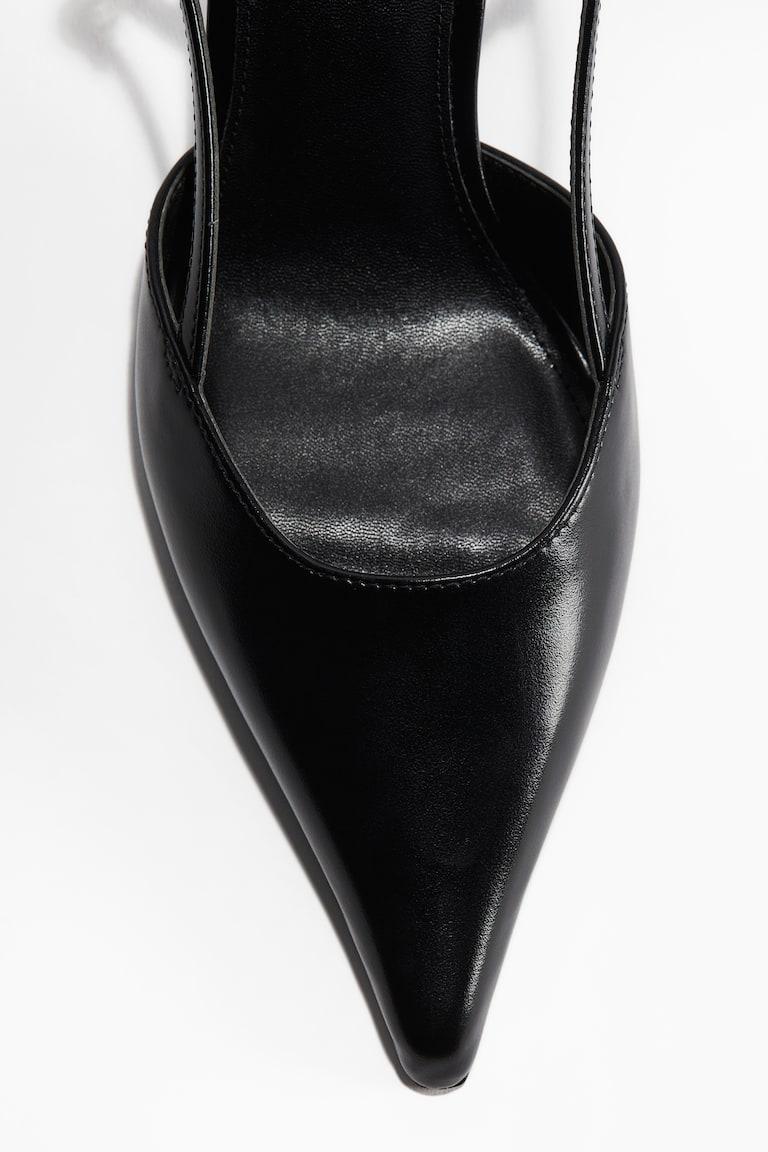H&M Salones destalonados con puntera fina - Negro - MUJER Tienda