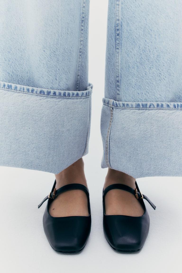 H&M Bailarinas estilo merceditas - Negro - MUJER COMPRAR AHORA