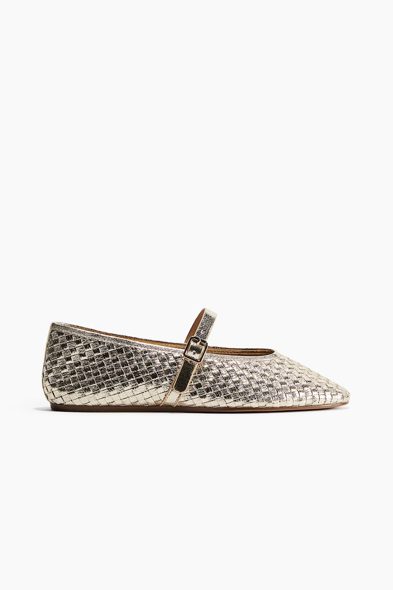 H&M Merceditas trenzadas - Dorado - MUJER Último día