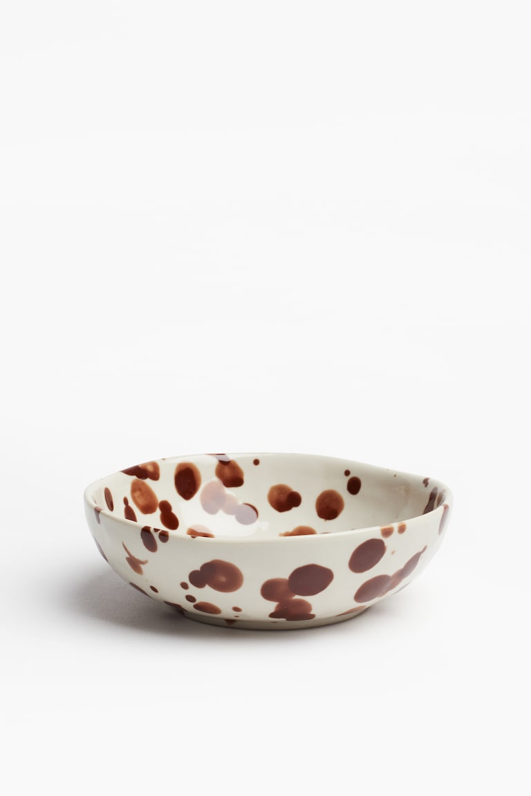 H&M Cuenco pequeño de gres - Azul/Moteado - HOME Tienda