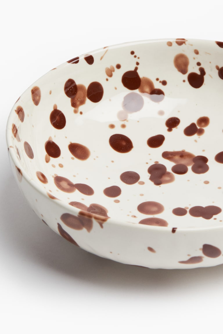 H&M Fuente de gres - Blanco/Moteado - HOME Rebajas top