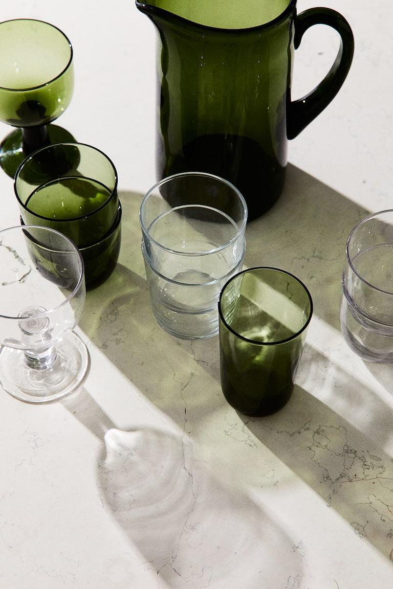H&M Pack de 2 copas de vino - Verde aceituna - HOME Envío gratis