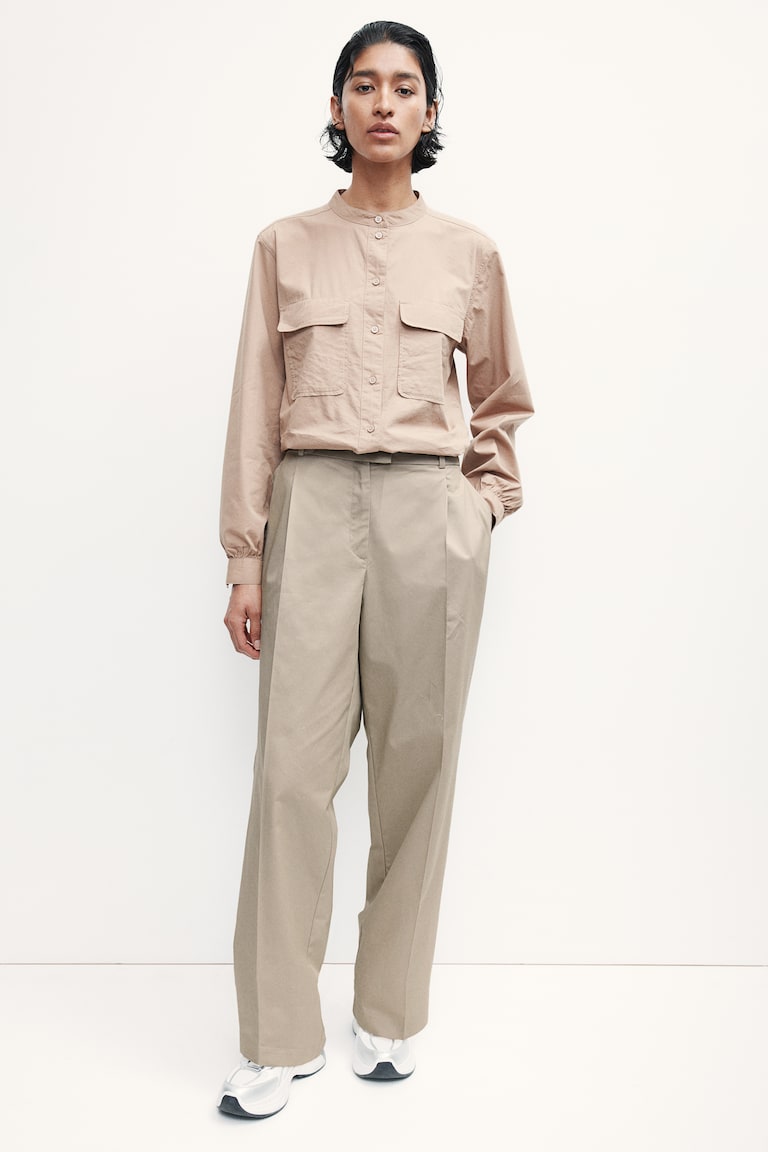 H&M Chinos con raya - Blanco - MUJER Rebajas top