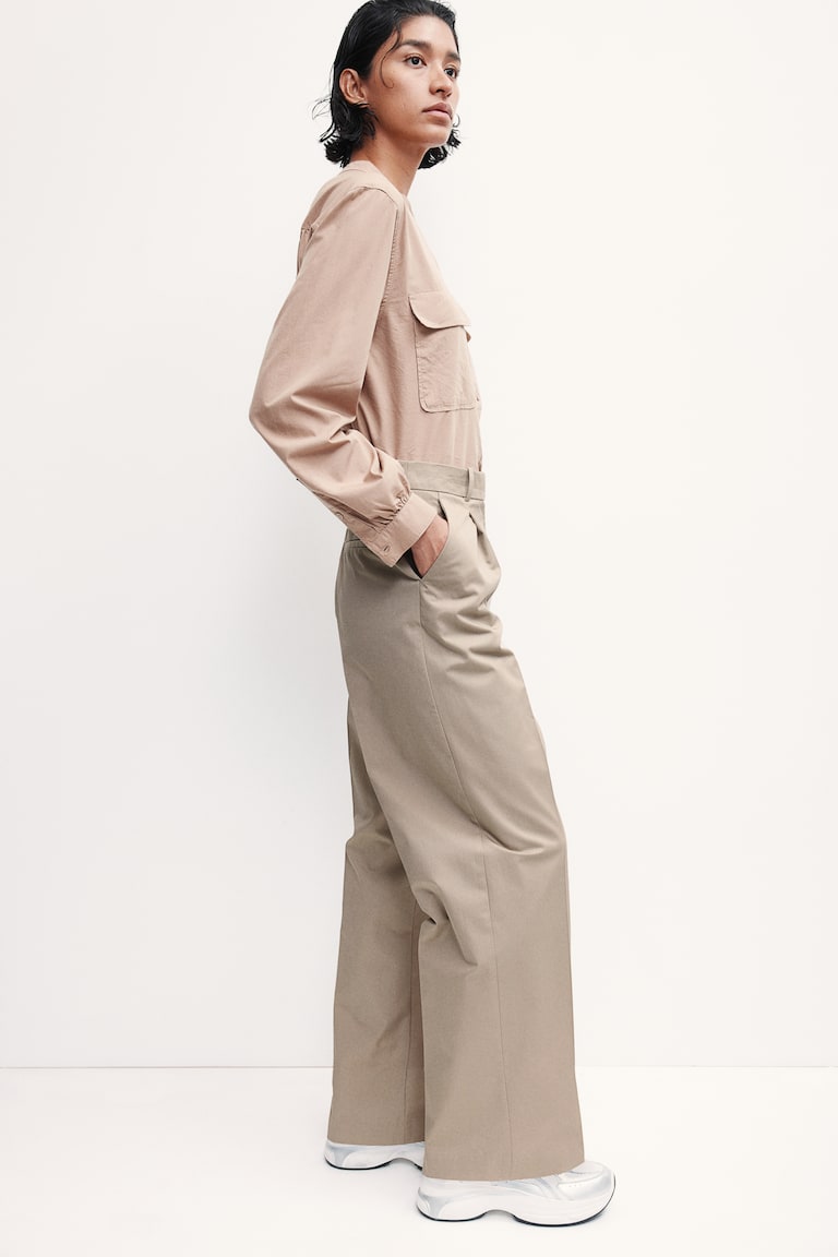 H&M Chinos con raya - Blanco - MUJER Rebajas top