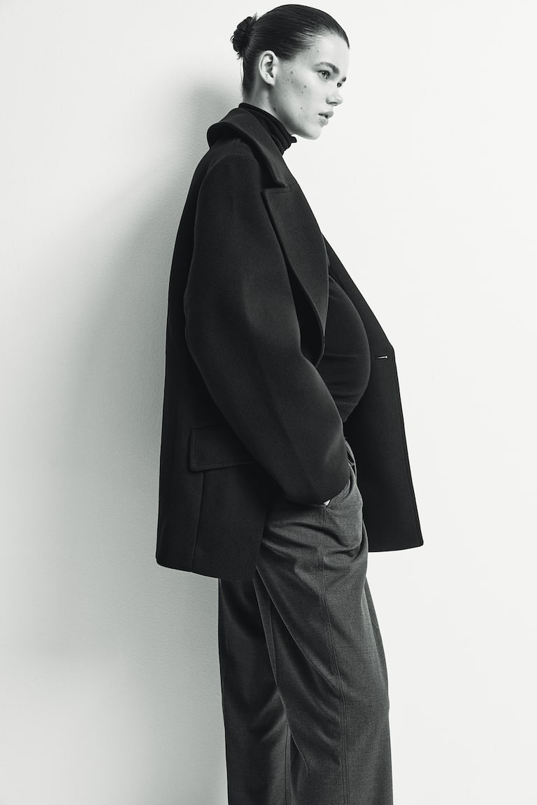 H&M MAMA Before & After Drawstring trousers - Gris oscuro - MUJER 2025