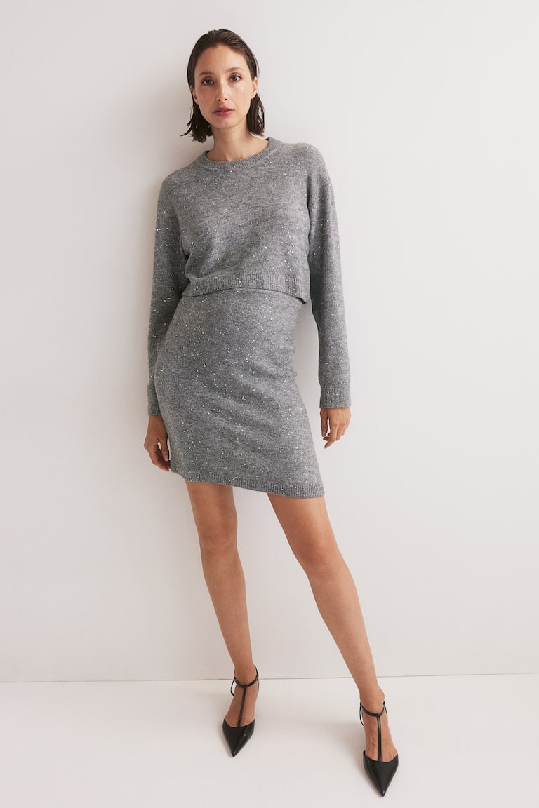 H&M MAMA Conjunto de 2 piezas con detalles decorativos - Crema - MUJER En oferta