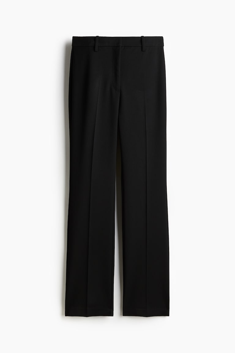 H&M Pantalón con abertura en el bajo - Negro - MUJER Últimos 2 días
